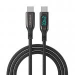 Cablu pentru incarcare si transfer de date Tiktaalik, USB-C la USB-C, 240W, 480 Mbps, PD 4.0, QC 4.0, PPS, 1.5m, Negru 2 - lerato.ro