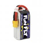 Acumulator Lipo Tattu Funfly 100C 4S1P cu mufa XT60, 1300 mAh, Negru 5 - lerato.ro