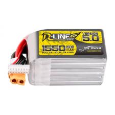 Camere video/foto si accesorii, Acumulator Lipo Tattu R-Line 5.0 cu mufa XT60, 22.2V, 1550 mAh, Graphics, lerato.ro