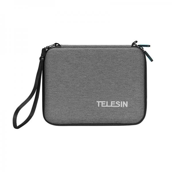 Geanta transport Telesin Protective Bag pentru camera GoPro Hero 9/10 si accesorii, Gri 1 - lerato.ro
