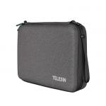 Geanta transport Telesin Large Protective Bag pentru camera GoPro Hero 9/10 si accesorii, Gri
