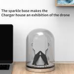 Statie de incarcare Telesin TE-MCB-002 in forma de dom pentru dronele Mavic Mini / Mini 2, Micro USB/USB-C, Transparent 7 - lerato.ro