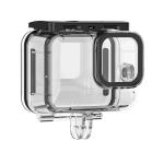 Carcasa protectie waterproof Telesin pentru camera video sport GoPro Hero9/10/11 Black, Transparent 2 - lerato.ro
