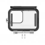 Carcasa protectie waterproof Telesin pentru camera video sport GoPro Hero9/10/11 Black, Transparent 3 - lerato.ro