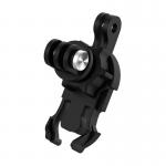 Suport Telesin Dual Mount 360 pentru camere video sport, Negru 2 - lerato.ro