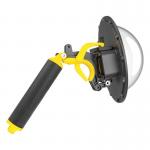 Carcasa tip dom Telesin Underwater pentru camera video sport DJI Action 3 / 4, Negru/Galben 6 - lerato.ro