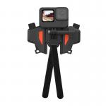 Suport prindere pentru casca moto Telesin GP-HBM-MT2-YH compatibil cu camere video sport, Negru 3 - lerato.ro