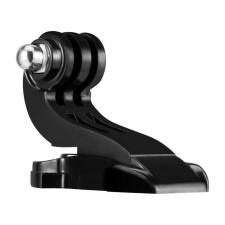 Camere video/foto si accesorii, Set 2 suporturi Telesin GP-JBK-001 cu prindere J-Hook compatibile cu camere viddeo sport, Negru, lerato.ro