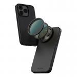 Husa cu suport magnetic pentru filtre foto TELESIN compatibila cu iPhone 15 Pro Max, Negru 3 - lerato.ro