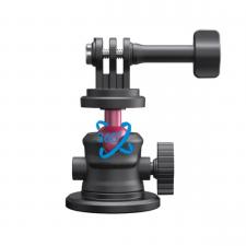 Camere video/foto si accesorii, Suport magnetic Telesin S7-JBK-12 pentru camere video sport, Adaptor 1/4 inch, 5,1 x 4,8 x 5,83 cm, Negru, lerato.ro