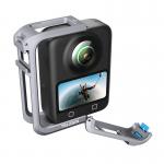 Carcasa protectie din aluminiu TELESIN Metal Utility Frame compatibila cu DJI Osmo 360, Silver 4 - lerato.ro