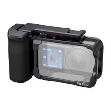 Suport prindere tip grip Telesin S6-FMS-36-TDJ compatibil cu DJI Osmo Action 6, Aluminiu, Negru