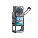 Cadru de protectie din aluminiu Telesin OA-FMS-002 compatibil cu DJI Action 2, Gri 5 - lerato.ro