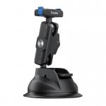 Suport cu ventuza Telesin S3-SUS-05-TDJ compatibil cu DJI Osmo Action 3/4/5 Pro, Conceput pentru filmari in miscare, Negru 2 - lerato.ro
