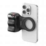Grip pentru telefon Telesin Fun Shot Grip2, Compatibil MagSafe, Rotita zoom, Declansator foto / video, Negru 4 - lerato.ro