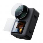Set 3 folii sticla securizata Telesin S6-FLM-26 pentru camera video sport DJI Osmo Action 6, Transparent 2 - lerato.ro