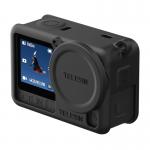 Carcasa protectie din silicon Telesin S6-PTC-11 compatibila cu DJI Osmo Action 6, Negru 3 - lerato.ro
