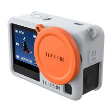 Accesorii camere video sport, Carcasa protectie din silicon Telesin S6-PTC-11BU compatibila cu DJI Osmo Action 6, Gri, lerato.ro