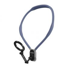 Suport pentru gat Telesin MNM-002 pentru telefoane, Prindere magnetica, Reglabil, Albastru