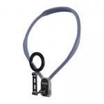 Suport pentru gat Telesin MNM-002 pentru telefoane, Prindere magnetica, Reglabil, Albastru 3 - lerato.ro