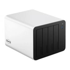 Rack extern NAS TerraMaster F4-425 Plus, 4 sloturi, Compatibil HDD SATA 3.5 / 2.5 inch / SSD SATA 2.5 inch, Capacitate maxima 120TB, 10Gbps, Intel N95, 8GB RAM DDR4, 3x USB-A, 1x USB-C, 1x HDMI, 2x RJ45, Alb