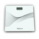 Cantar corporal Tesla BS103W, 180 kg, 2 baterii AAA, 30 x 30 cm, Alb 2 - lerato.ro