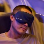Masca de dormit Therabody SleepMask, 3 moduri vibratii, Cablu de incarcare USB-C inclus, Albastru 6 - lerato.ro