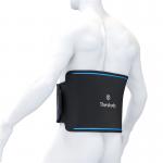 Aparat de vibromasaj cu impachetare la cald Therabody RecoveryTherm pentru abdomen si spate, Bluetooth, 3 moduri, ideal pentru recuperare, Negru 4 - lerato.ro