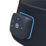 Aparat de vibromasaj cu impachetare la cald Therabody RecoveryTherm pentru abdomen si spate, Bluetooth, 3 moduri, ideal pentru recuperare, Negru 5 - lerato.ro