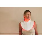 Aparat de masaj Therabody TheraFace Neck and Chest cu lumina rosie si infrarosie, Tehnologie VibraWave, Masaj incalzit, Autonomie 1h, Alb 12 - lerato.ro