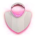 Aparat de masaj Therabody TheraFace Neck and Chest cu lumina rosie si infrarosie, Tehnologie VibraWave, Masaj incalzit, Autonomie 1h, Alb 6 - lerato.ro