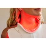 Aparat de masaj Therabody TheraFace Neck and Chest cu lumina rosie si infrarosie, Tehnologie VibraWave, Masaj incalzit, Autonomie 1h, Alb 11 - lerato.ro