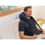 Aparat pentru masaj Therabody ThermNeck & Upper Back, 5 tipuri de terapie, 3 niveluri de incalzire, 3 moduri de masaj, Bluetooth, Albastru 3 - lerato.ro