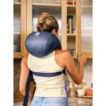 Aparat pentru masaj Therabody ThermNeck & Upper Back, 5 tipuri de terapie, 3 niveluri de incalzire, 3 moduri de masaj, Bluetooth, Albastru 9 - lerato.ro