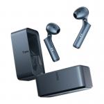 Casti wireless TIMEKETTLE W4 Plus cu functie de traducere, TWS, Bluetooth 5.3, Autonomie 3h, USB-C, Albastru 2 - lerato.ro