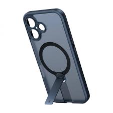 Carcasa Torras Pstand Spin cu suport compatibila cu iPhone 16 Plus, Negru