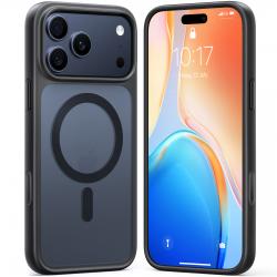 Carcasa Torras Guardian cu MagSafe compatibila cu iPhone 17 Pro, Negru