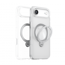 Carcasa Torras Ostand Spin cu MagSafe compatibila cu iPhone 17 Air, Transparent