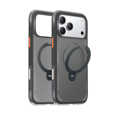 Carcasa Torras Ostand Spin Air cu MagSafe compatibila cu iPhone 17 Pro, Negru