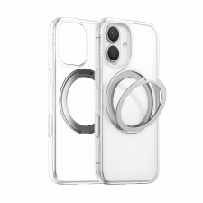 Carcasa Torras Ostand Pro cu MagSafe compatibila cu iPhone 17, Transparent