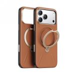 Carcasa TORRAS QPro Leather cu MagSafe compatibila cu iPhone 17 Pro Max, Maro 3 - lerato.ro