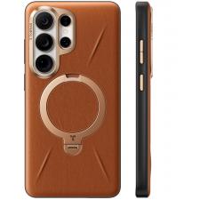 Carcasa TORRAS Ostand Q3 VegSkin cu MagSafe compatibila cu Samsung Galaxy S26 Ultra, Maro