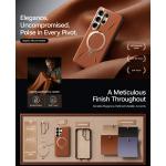 Carcasa TORRAS Ostand Q3 VegSkin cu MagSafe compatibila cu Samsung Galaxy S26 Ultra, Maro 11 - lerato.ro
