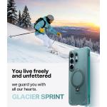 Carcasa TORRAS Ostand Q3 Air cu MagSafe compatibila cu Samsung Galaxy S26 Ultra, Glacier Sprint 4 - lerato.ro