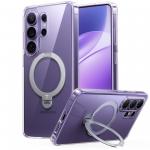 Carcasa TORRAS Ostand Q3 Spin cu MagSafe compatibila cu Samsung Galaxy S26 Ultra, Transparent 3 - lerato.ro