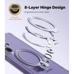 Carcasa TORRAS Ostand Q3 Spin cu MagSafe compatibila cu Samsung Galaxy S26 Ultra, Transparent 5 - lerato.ro