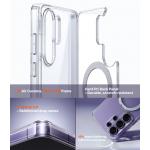Carcasa TORRAS Ostand Q3 Spin cu MagSafe compatibila cu Samsung Galaxy S26 Ultra, Transparent 8 - lerato.ro