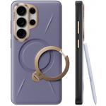 Carcasa TORRAS Ostand Q3 VegSkin cu MagSafe compatibila cu Samsung Galaxy S26 Ultra, Dark Purple 3 - lerato.ro