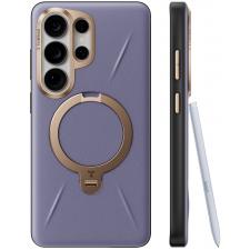 Carcasa TORRAS Ostand Q3 VegSkin cu MagSafe compatibila cu Samsung Galaxy S26 Ultra, Dark Purple