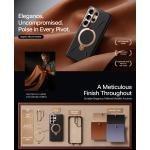 Carcasa TORRAS Ostand Q3 VegSkin cu MagSafe compatibila cu Samsung Galaxy S26 Ultra, Negru 12 - lerato.ro